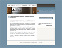 Tablet Screenshot of elitecapitalservices.com